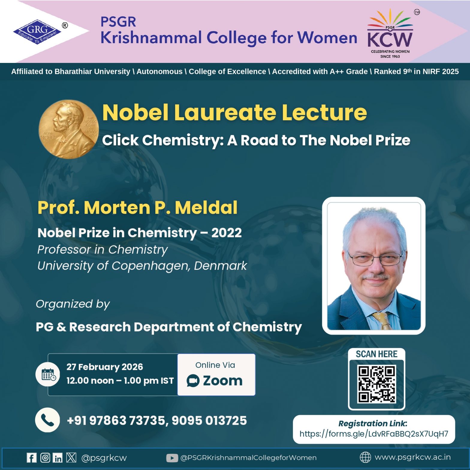 Nobel Laureate Lecture - PSGRKCW