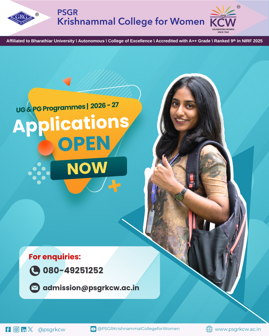Admission Enquiry Form Banner